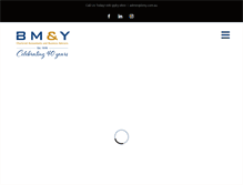 Tablet Screenshot of bmy.com.au